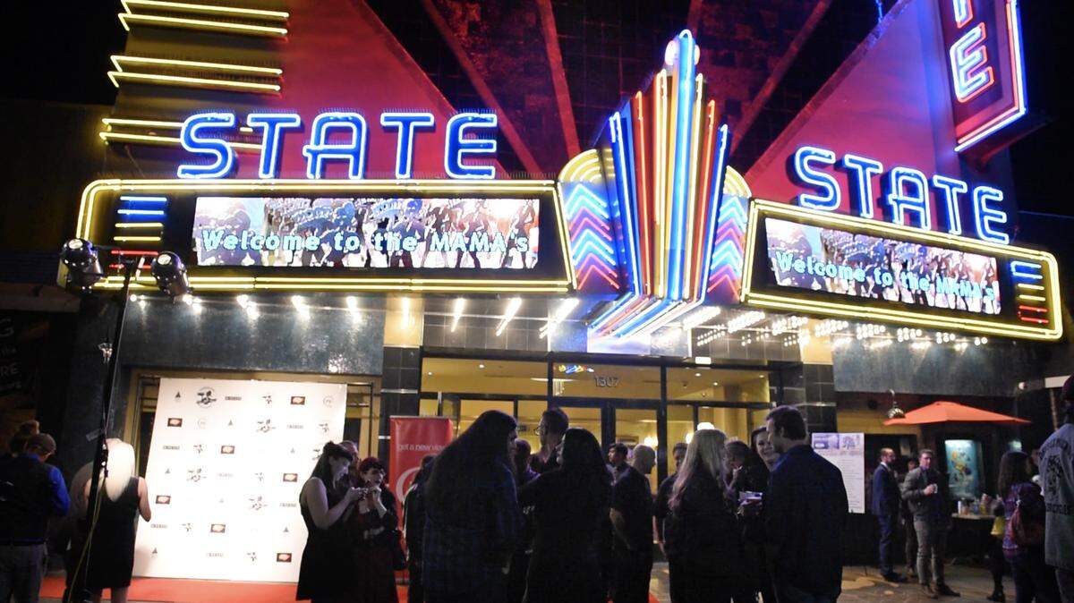 People outside the Modesto Area Music Awards at The State Theatre in Modesto, Calif., Tuesday, Oct. 15, 2019.