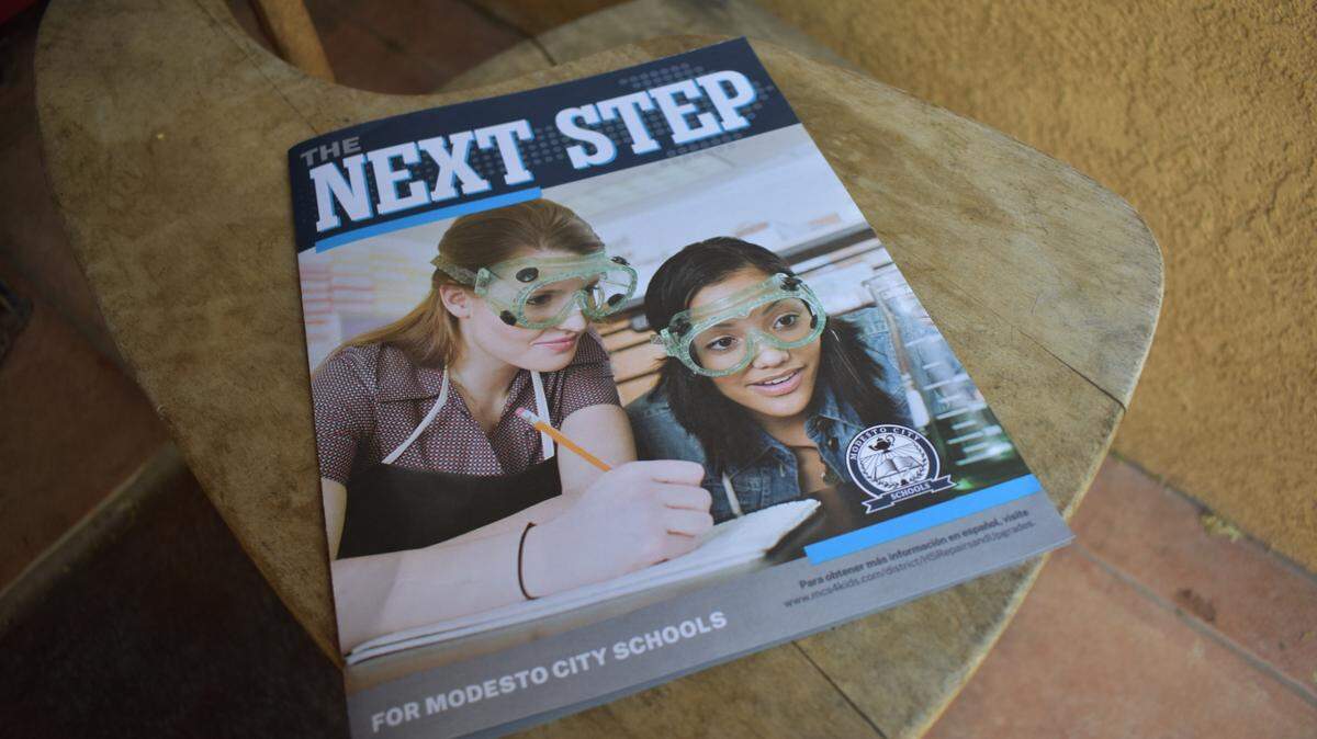 This is one of two mailers since April that Modesto City Schools has sent to voters and parents of students in its high schools about the potential bond measure and the condition of its high schools.