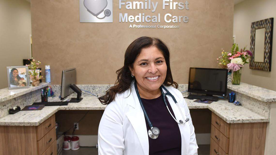 Dr. Silvia Diego is pictured on Wednesday afternoon March 28, 2018 at her office Family First Medical Care in Modesto, Calif. She is the Stanislaus Medical Society's physician of the year.