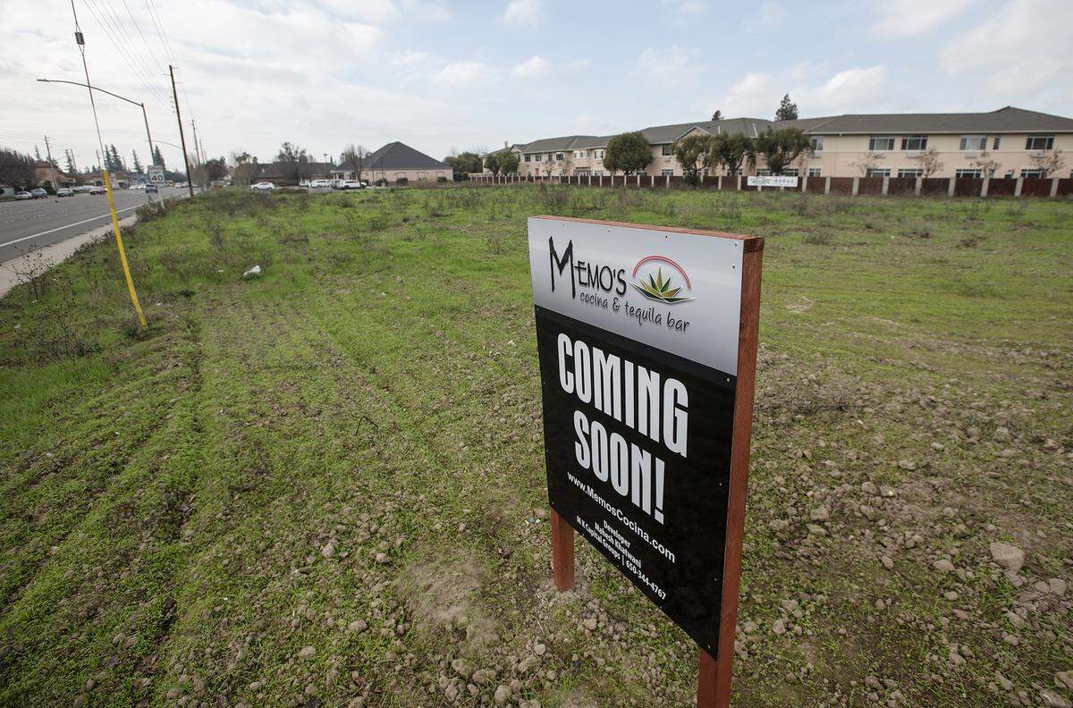 Future site of the Memo’s Cocina & Tequla Bar on Sylvan Avenue in Modesto, Calif., on Wednesday, Jan. 8, 2020.
