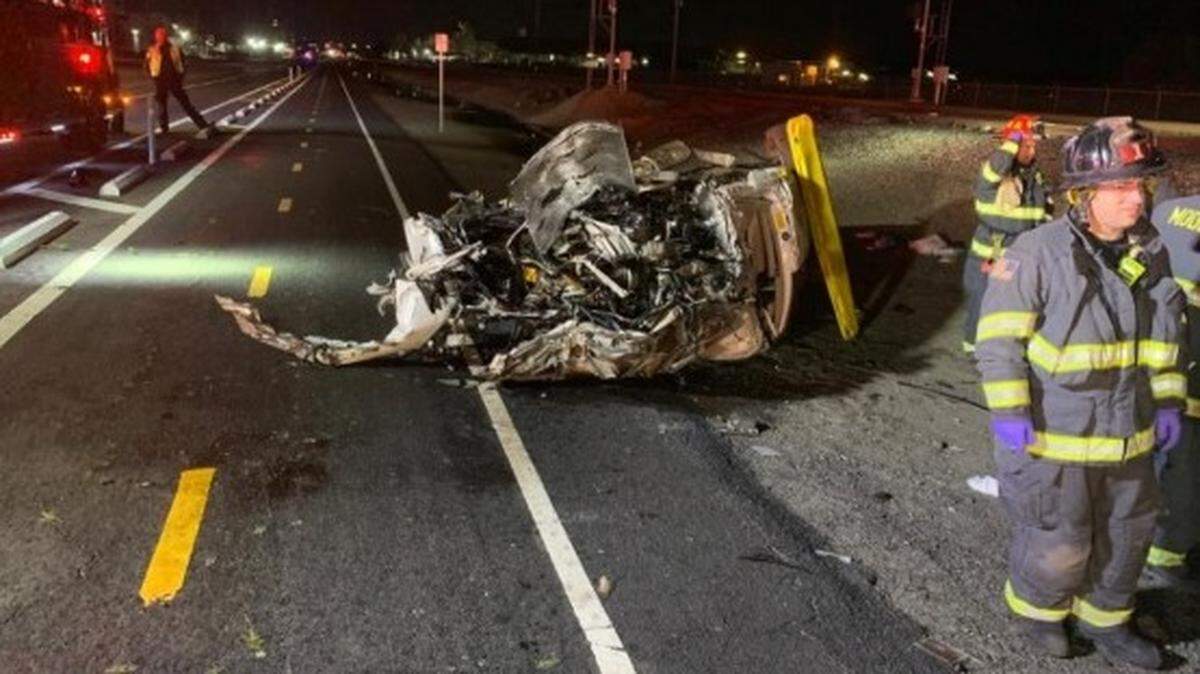The driver was killed and two passengers were injured in a rollover crash on North Ninth Street near Coldwell Avenue in Modesto, CA, on Saturday night, April 11, 2020.