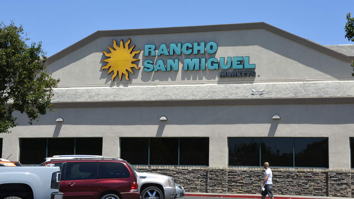 Una ex tienda de Rancho San Miguel Markets en Ceres, CA, en 2019.