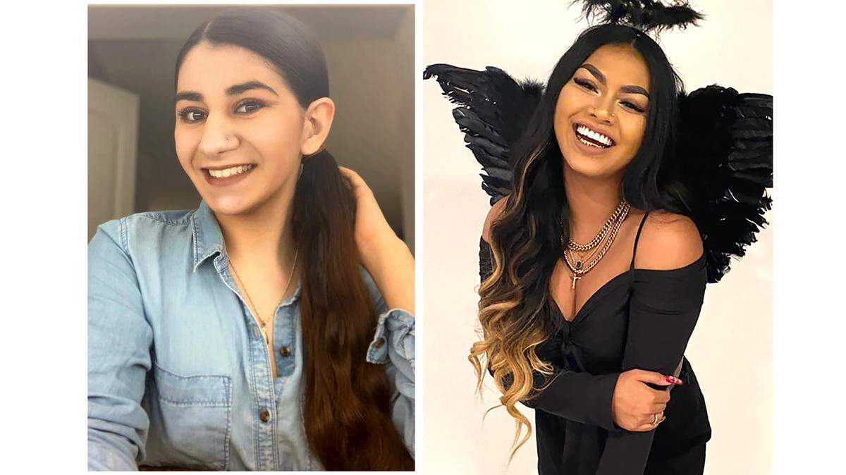 Xylona Anita Gama, left, and Alyssa Ros were found dead in a car submerged in the Stanislaus River near Ripon Tuesday, April 5, 2022.