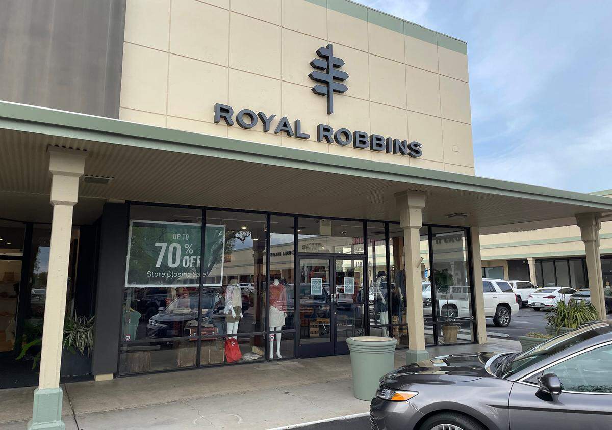 Royal Robbins store in McHenry Village in Modesto, Calif., Thursday, March 28, 2024. 