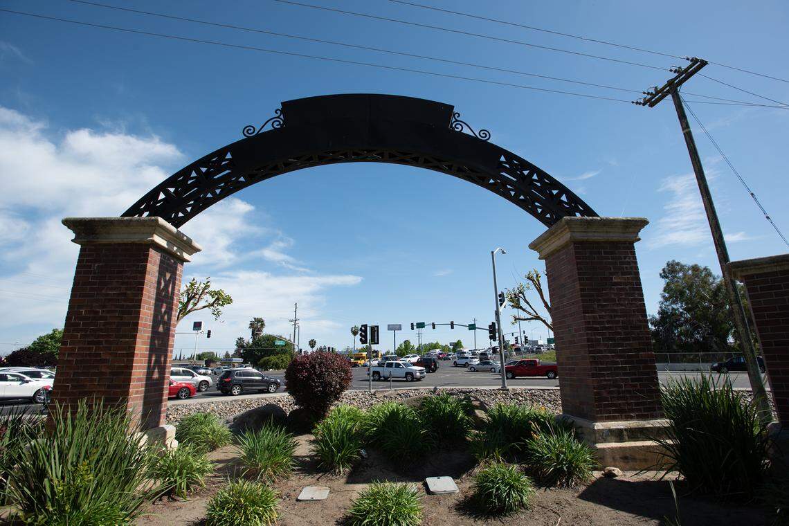 Briggsmore Avenue interchange with Sisk Road in Modesto, Calif., on Monday, April 4, 2022.
