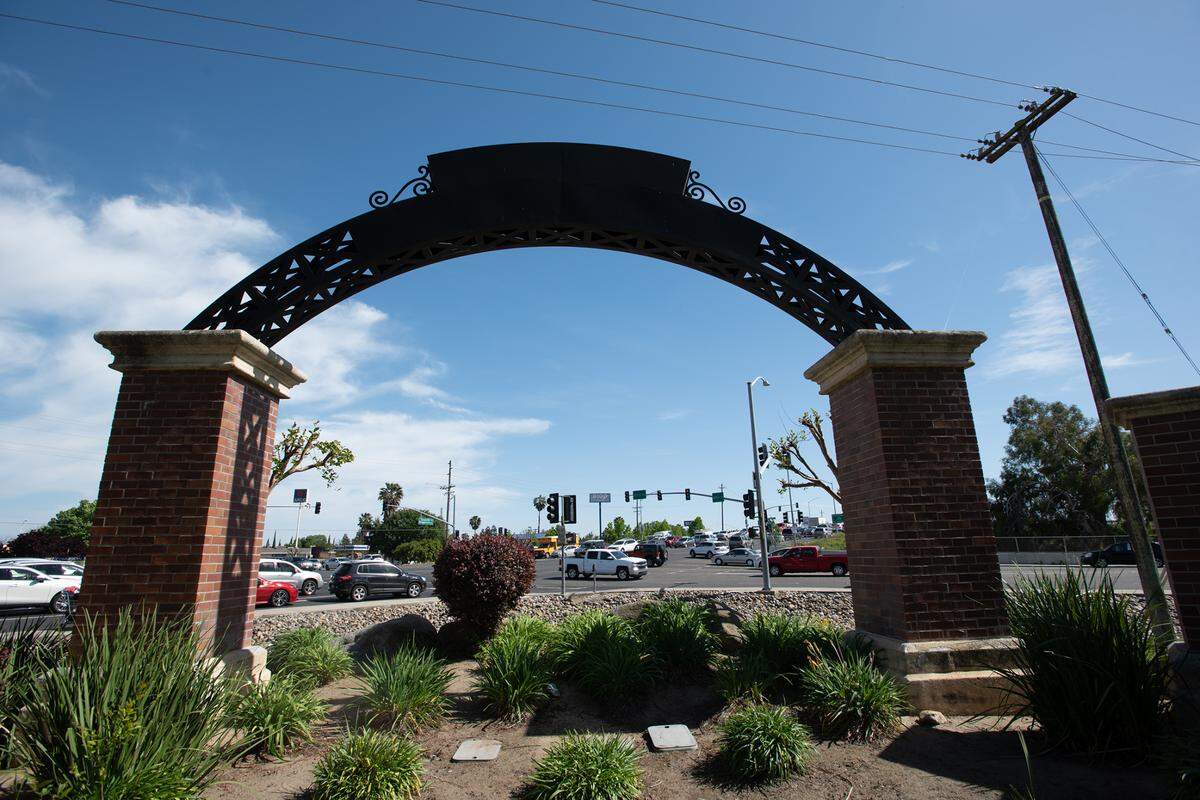 Briggsmore Avenue interchange with Sisk Road in Modesto, Calif., on Monday, April 4, 2022.