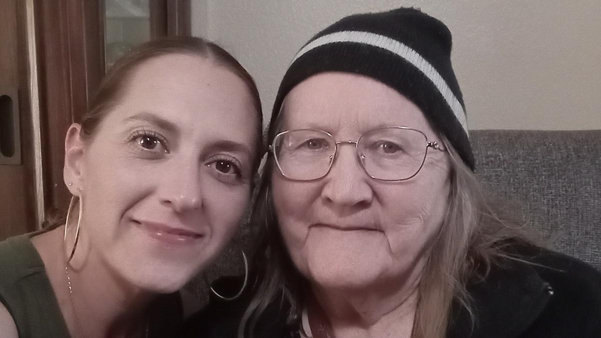 Gail Dodd, right, is pictured with daughter Kimberlee Garcia in February 2024 at a family birthday party in Modesto.