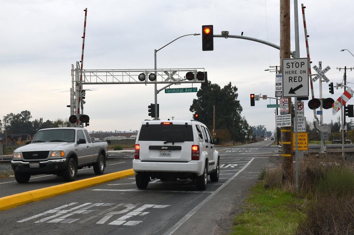 Cars drive on Claribel road near Terminal avenue in Modesto,Calif. on Tuesday December 4, 2018.