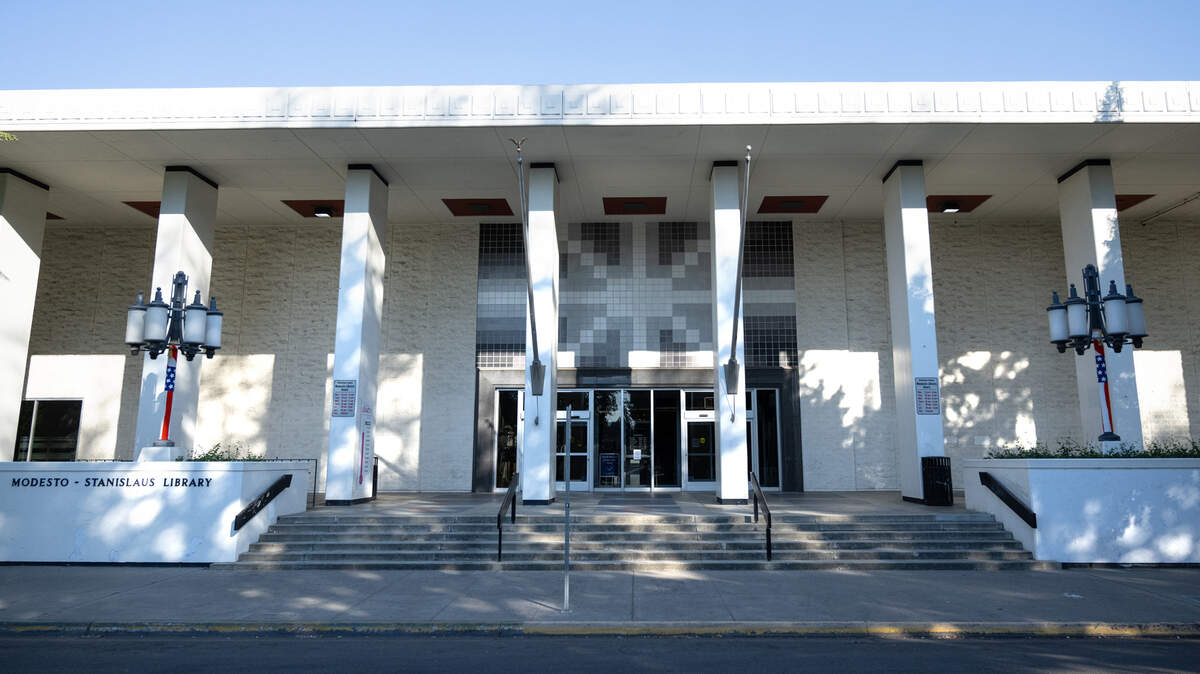 The Stanislaus County Library in downtown Modesto, Calif., has closed for renovations and is expected to reopen in summer 2026.