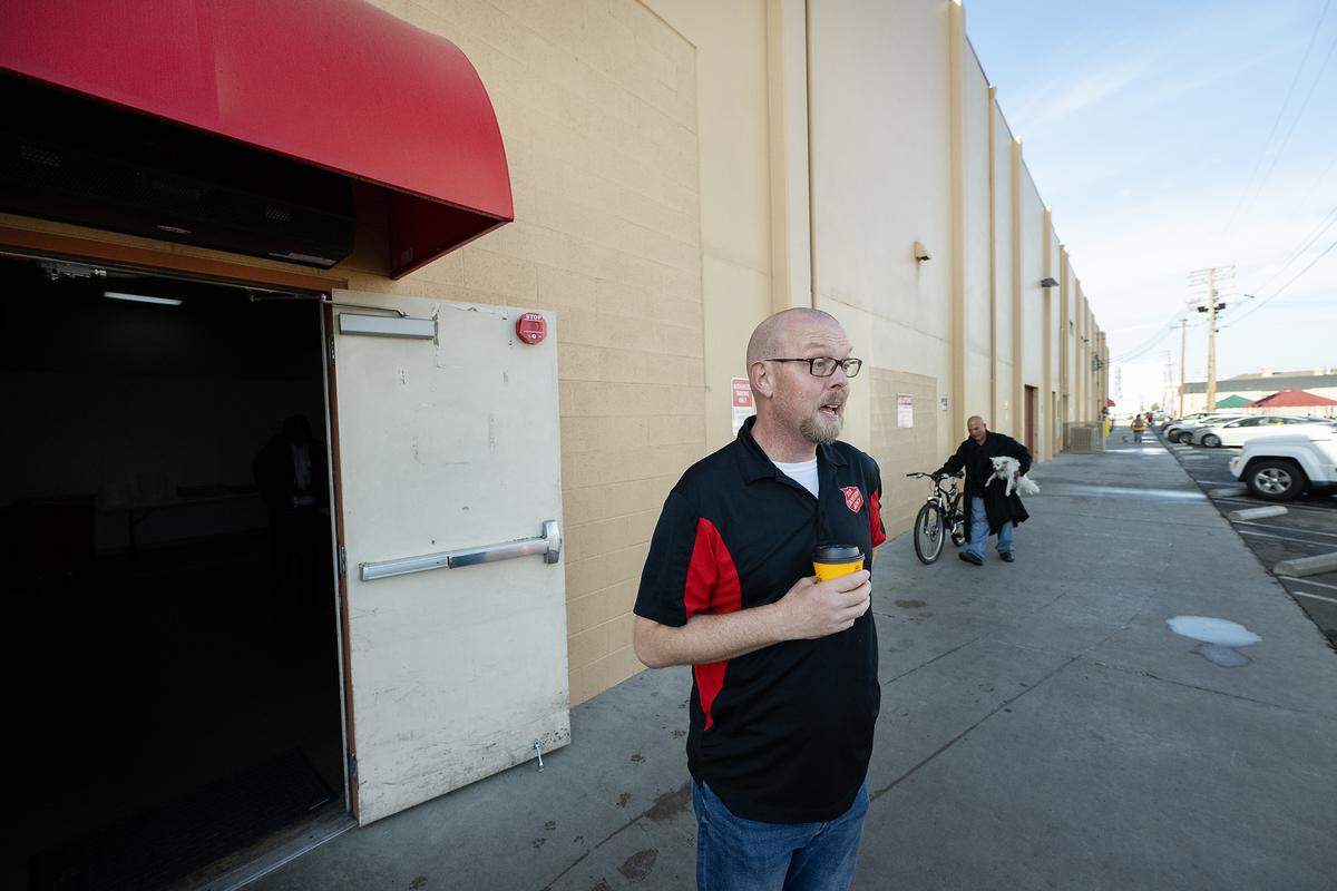 Berberian Center Director Jim Stokes at the Salvation Army Berberian Center in Modesto on Nov. 16, 2023. 