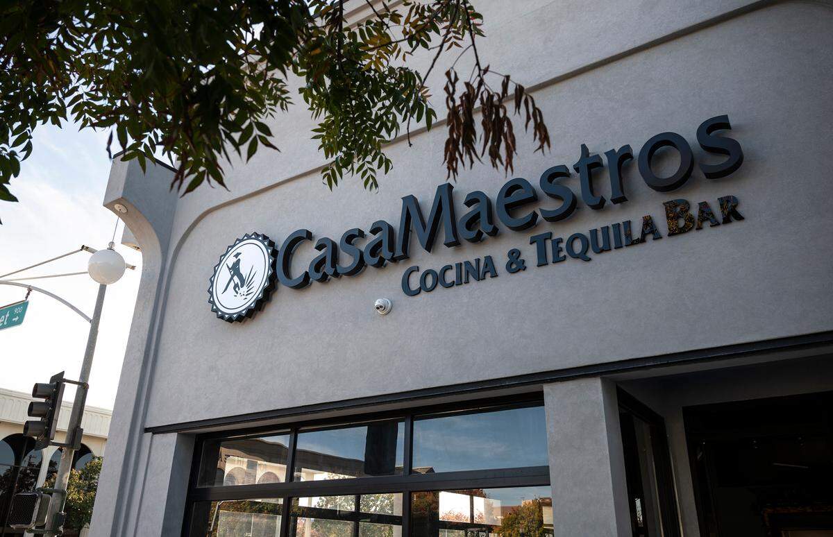 Casa Maestros Cocina & Tequila Bar on 10th Street in Modesto Calif., on Thursday, Nov. 4, 2021.