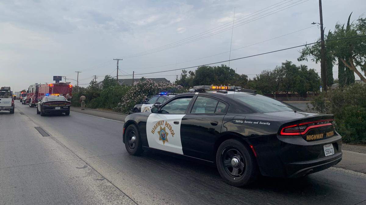The CHP investigates a fatal accident on northbound Highway 99 on Saturday, Sept. 10.