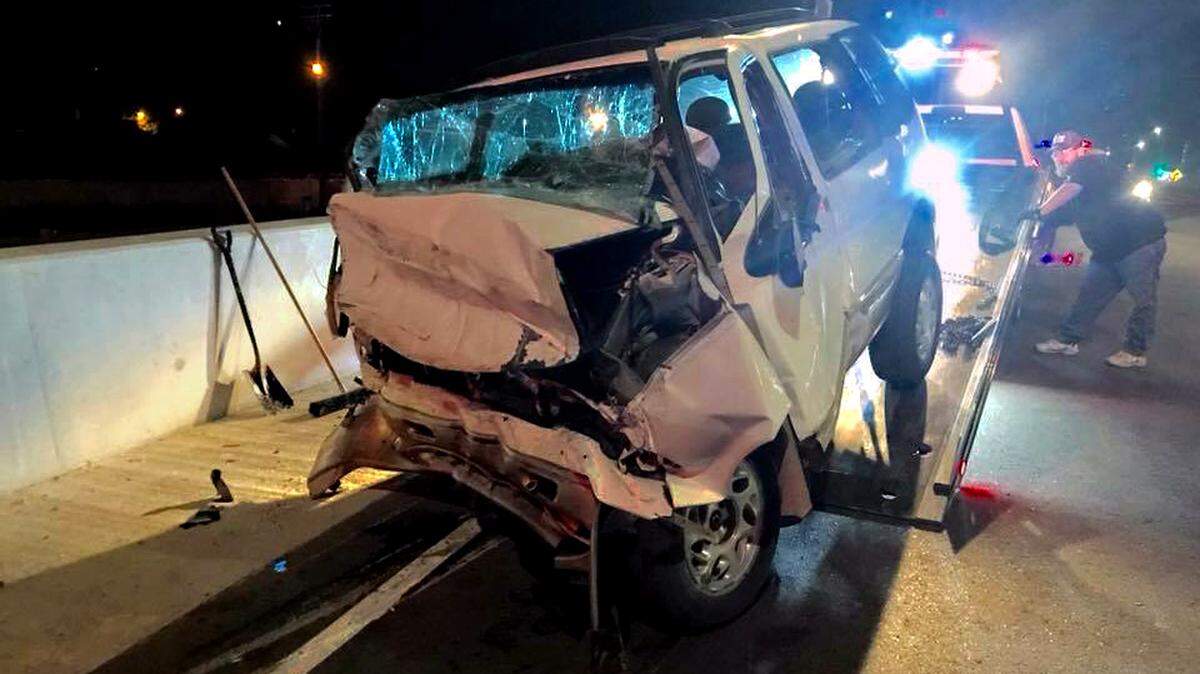 A 22-year-old Modesto man faces DUI charges after crashing his vehicle on the Pelandale Avenue overpass in Modesto on Wednesday night Sept. 26, 2018.