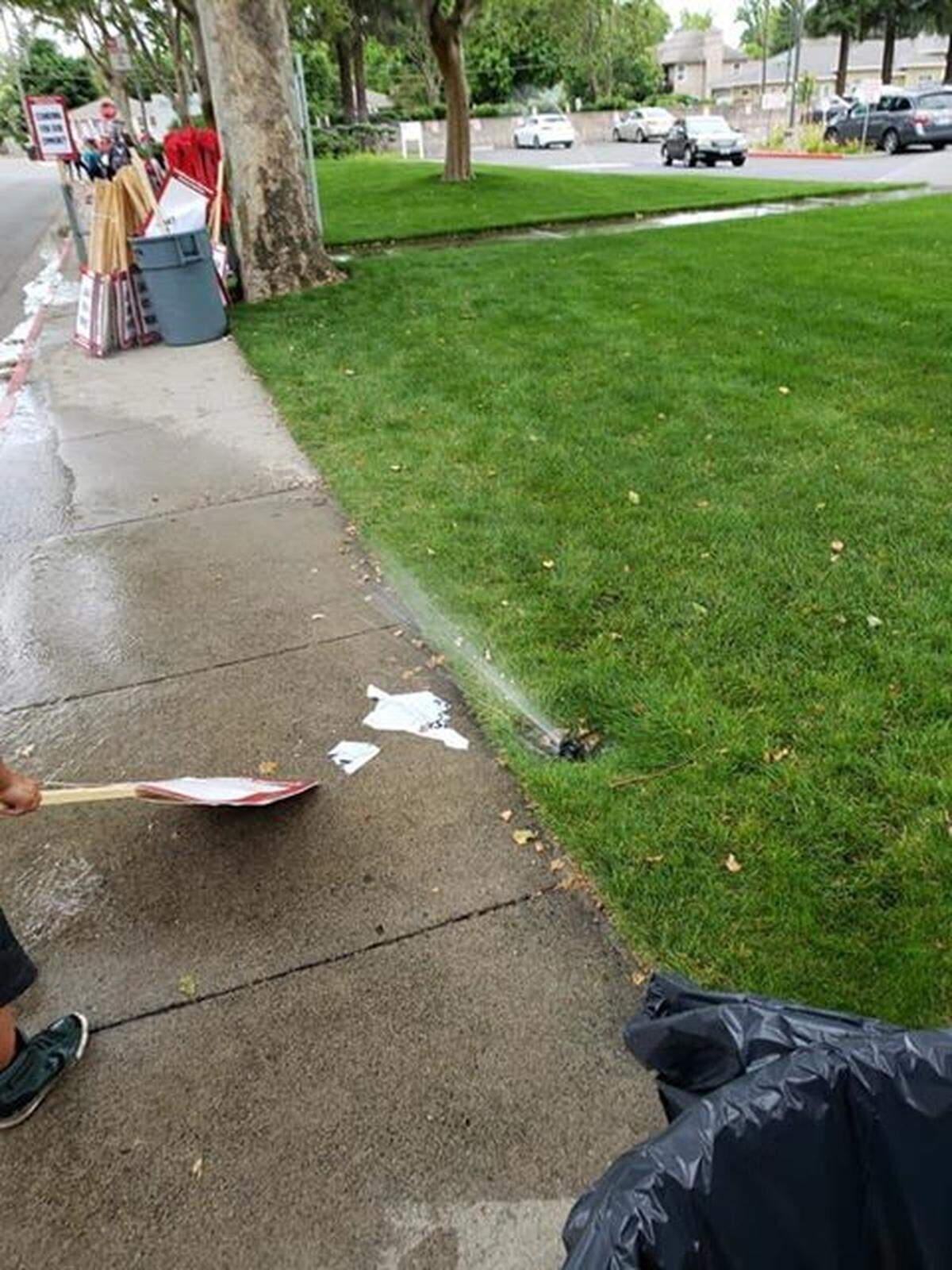 In 2019, Doctors Medical Center received a warning from the city of Modesto for watering on the wrong day after nurses picketing outside said sprinklers were turned on multiple times to harass them.