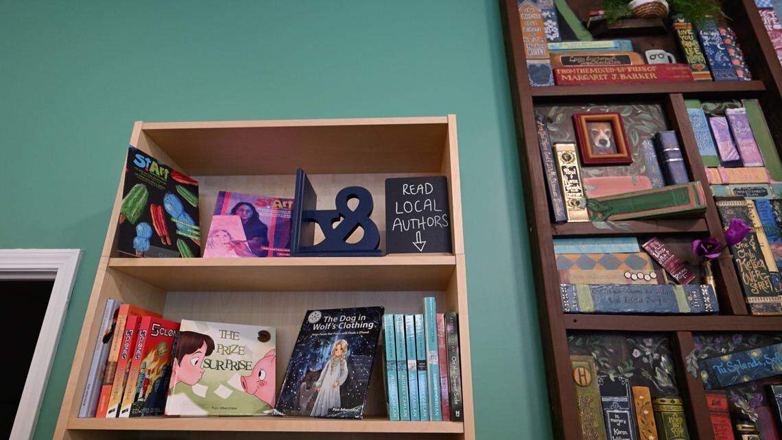 Local authors are represented at Bookish bookstore in Roseburg Square in Modesto, Calif., Tuesday, April 4, 2024.