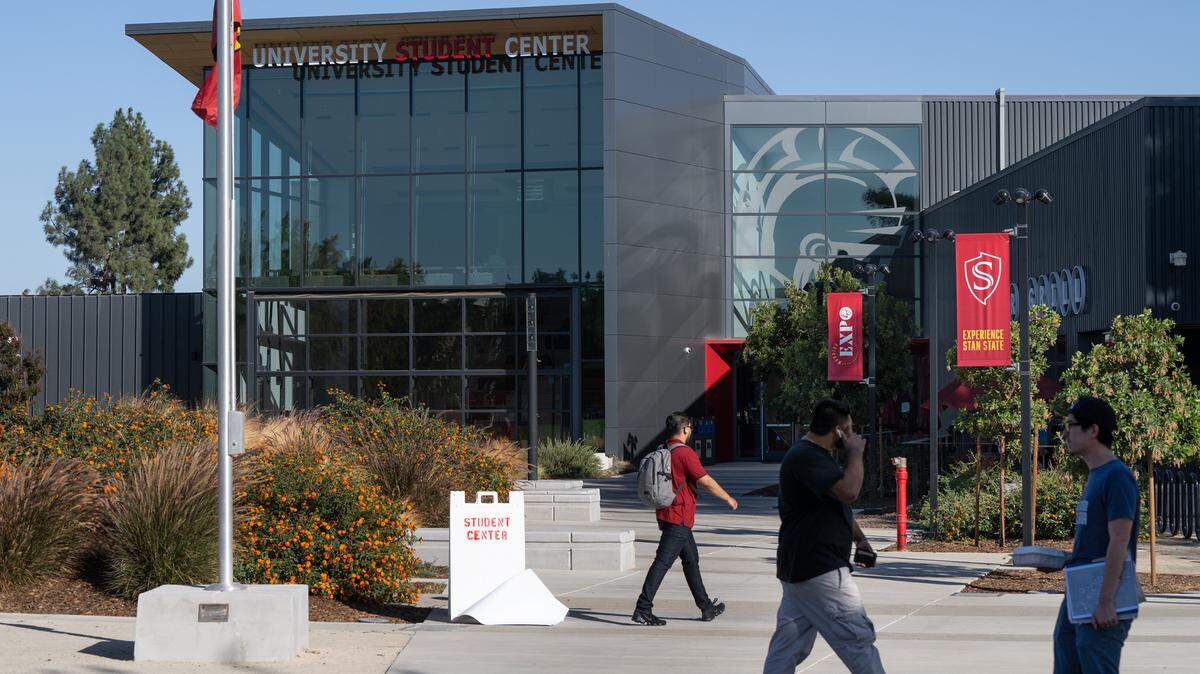 California State University, Stanislaus in Turlock, Calif., Tuesday, Oct. 17, 2023.