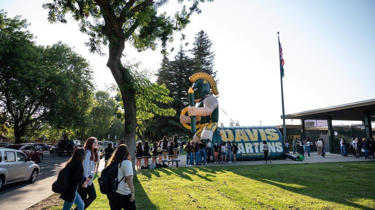 There were four reported cases of COVID-19 in the first week among students at Davis High School.