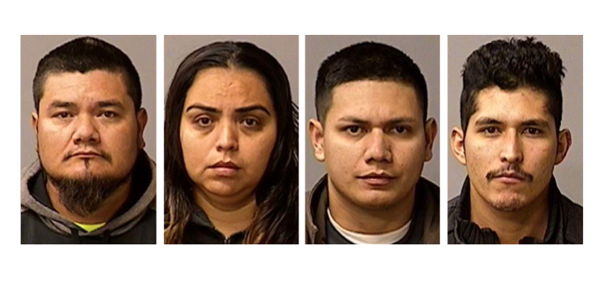 From left: Conrado Virgen Mendoza, Ana Leyde Cervantes, Adrian Virgen, and Erik Razo Quiroz