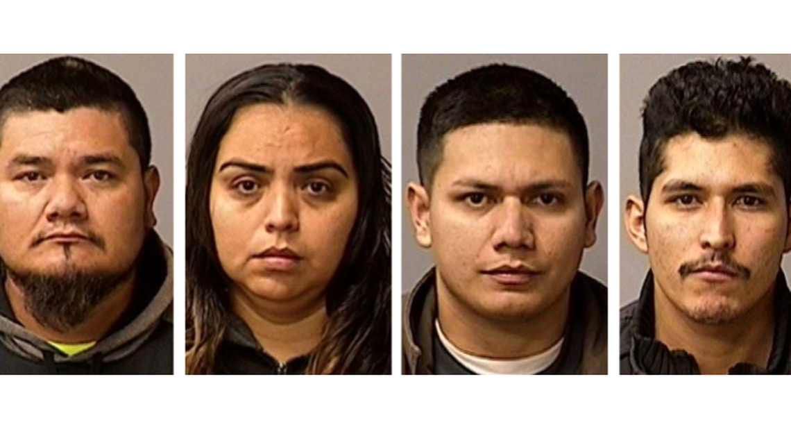 From left: Conrado Virgen Mendoza, Ana Leyde Cervantes, Adrian Virgen, and Erik Razo Quiroz