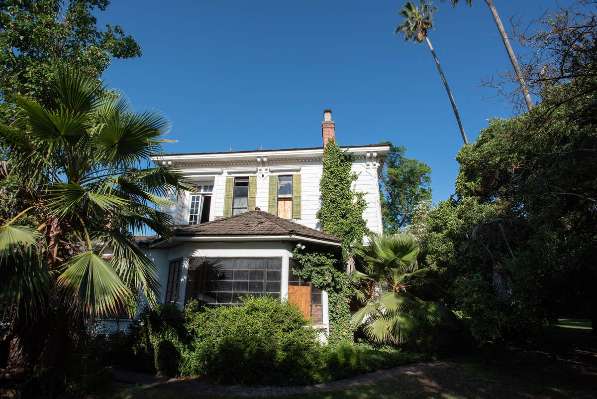 McClure House in east Modesto, Calif., on Wednesday, May 25, 2022. The city of Modesto has settled a lawsuit over its attempt to sell the McClure House, a Victorian-era farmhouse, and will engage in talks about preserving the property.