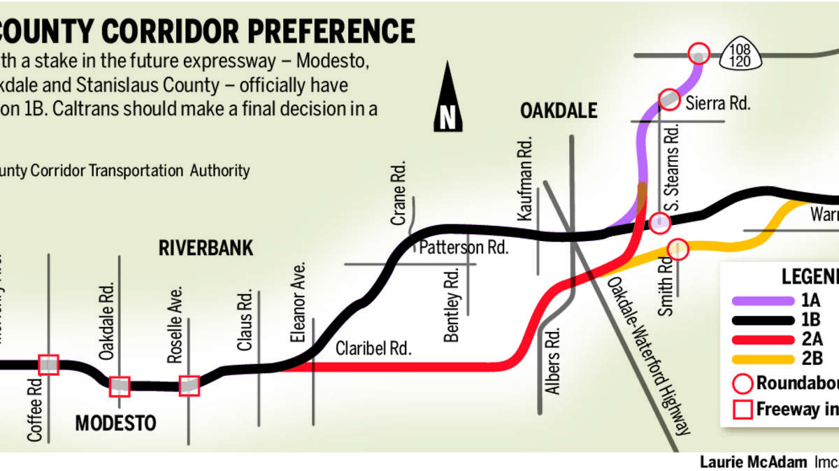 Here is a look at the North County Corridor options.