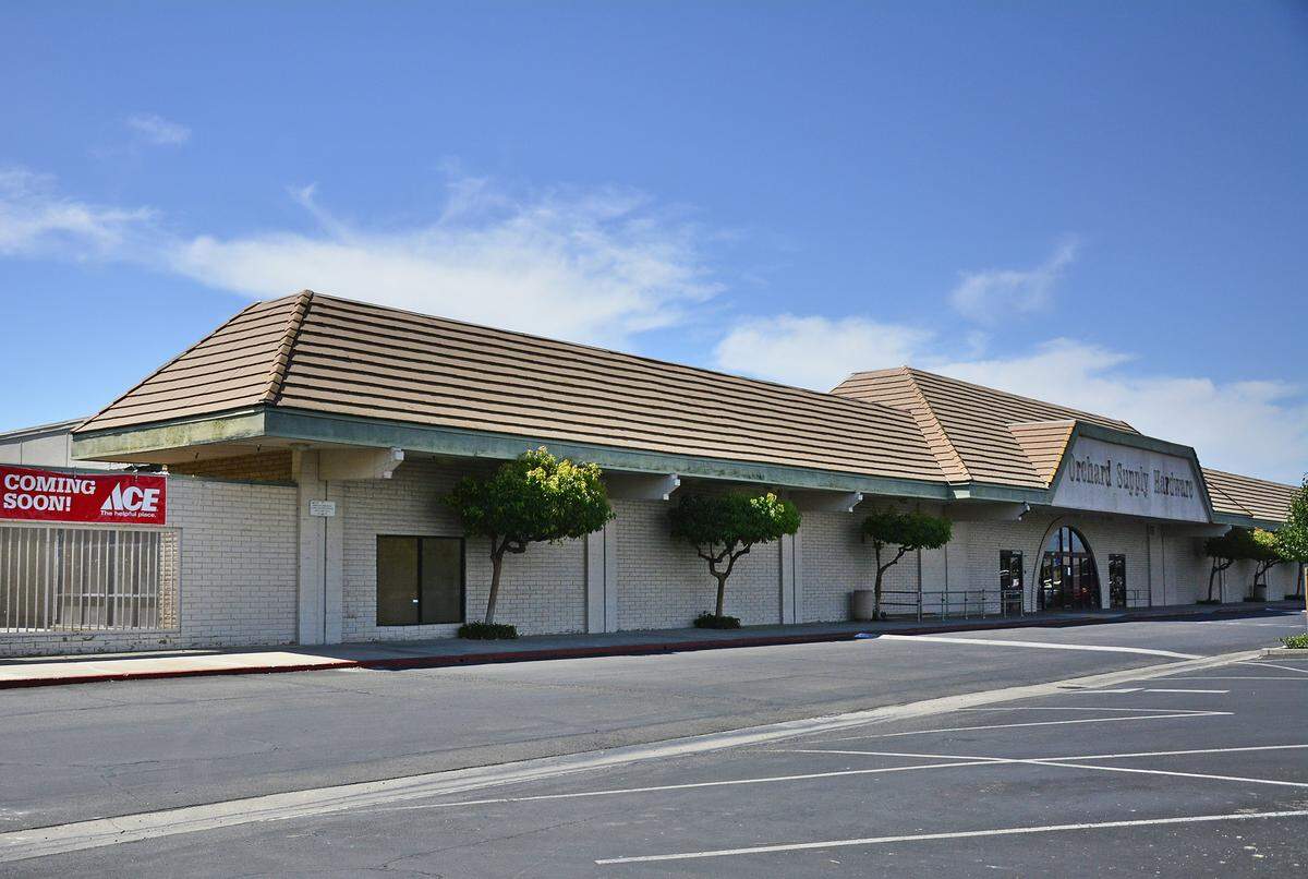 The former site of Orchard Supply Hardware on Geer Road in Turlock, Calif. The building is being converted into an Ace Hardware.