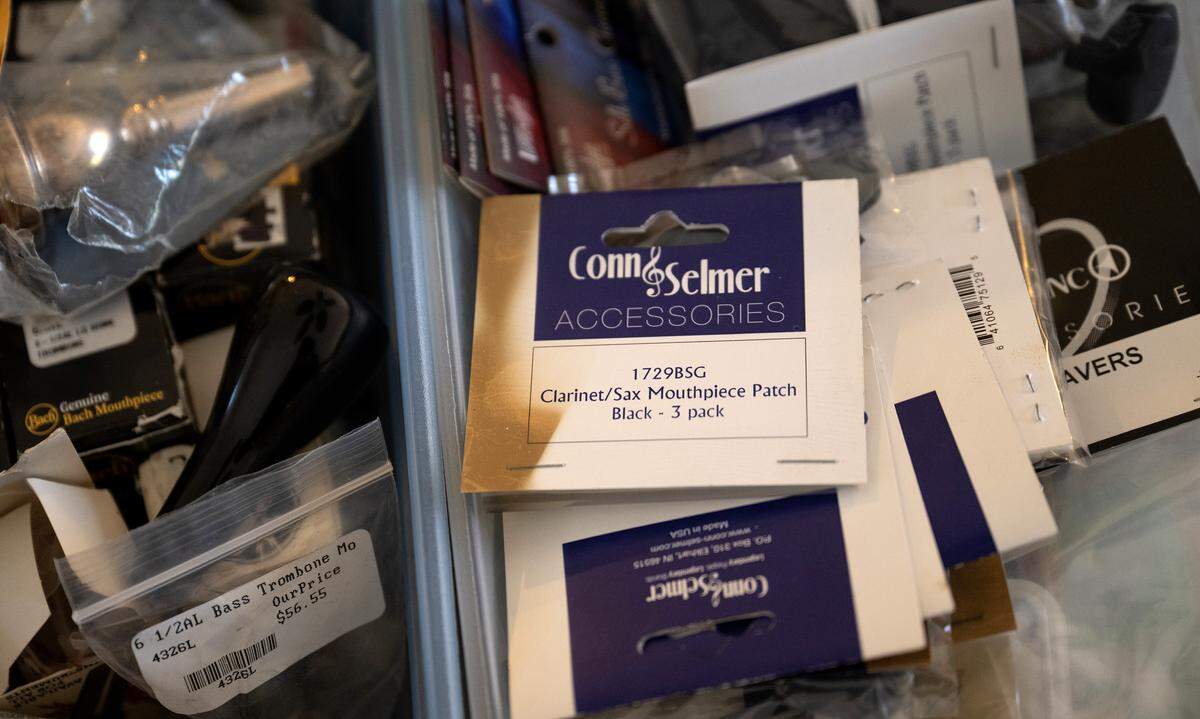 Owners of Gottschalk Music Center are selling musical instruments and other merchandise recovered from the Modesto store that was damaged during a fire in 2024.
