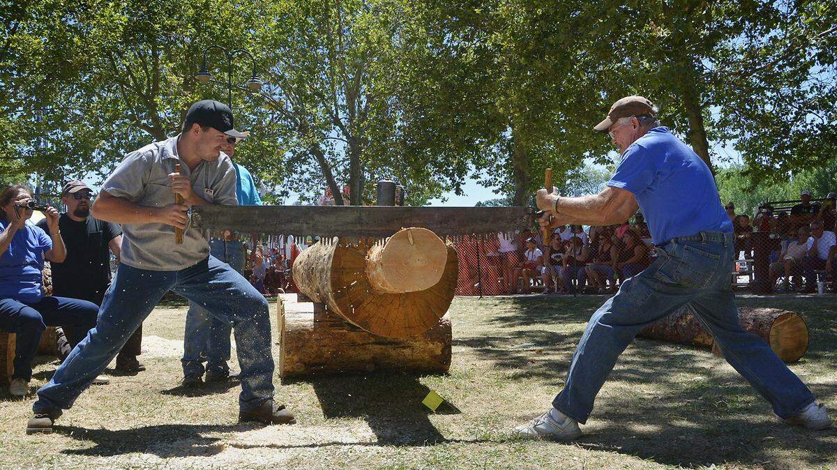 The Tuolumne Lumber Jubilee is among events coming in June to the greater Modesto region. Pictured is a competition from a past year’s jubilee.