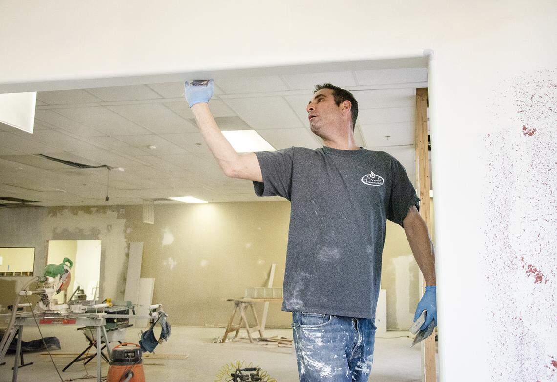 The new restaurant Burly’s California Bistro is opening on Carpenter Road in west Modesto, Calif. Incoming General Manager Kevin Powell works inside the dining room space on Dec. 6, 2019.