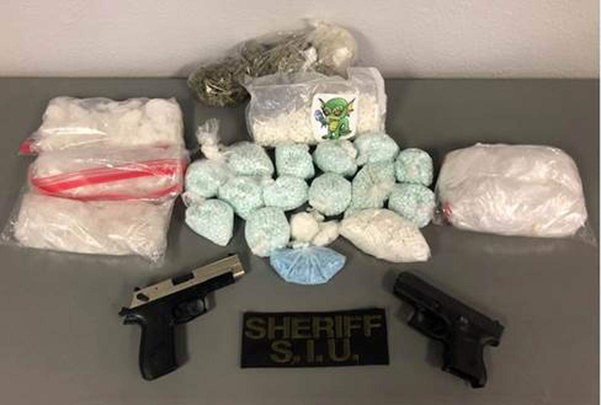 A joint operation of the Stanislaus County Sheriff’s Office and the federal Drug Enforcement Agency resulted in the seizure of drugs, weapons and cash.