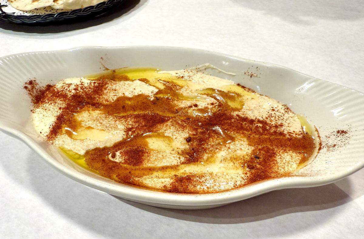 Hummus is one of the appetizer options at Nami-No Restaurant & Catering in Turlock, Calif.