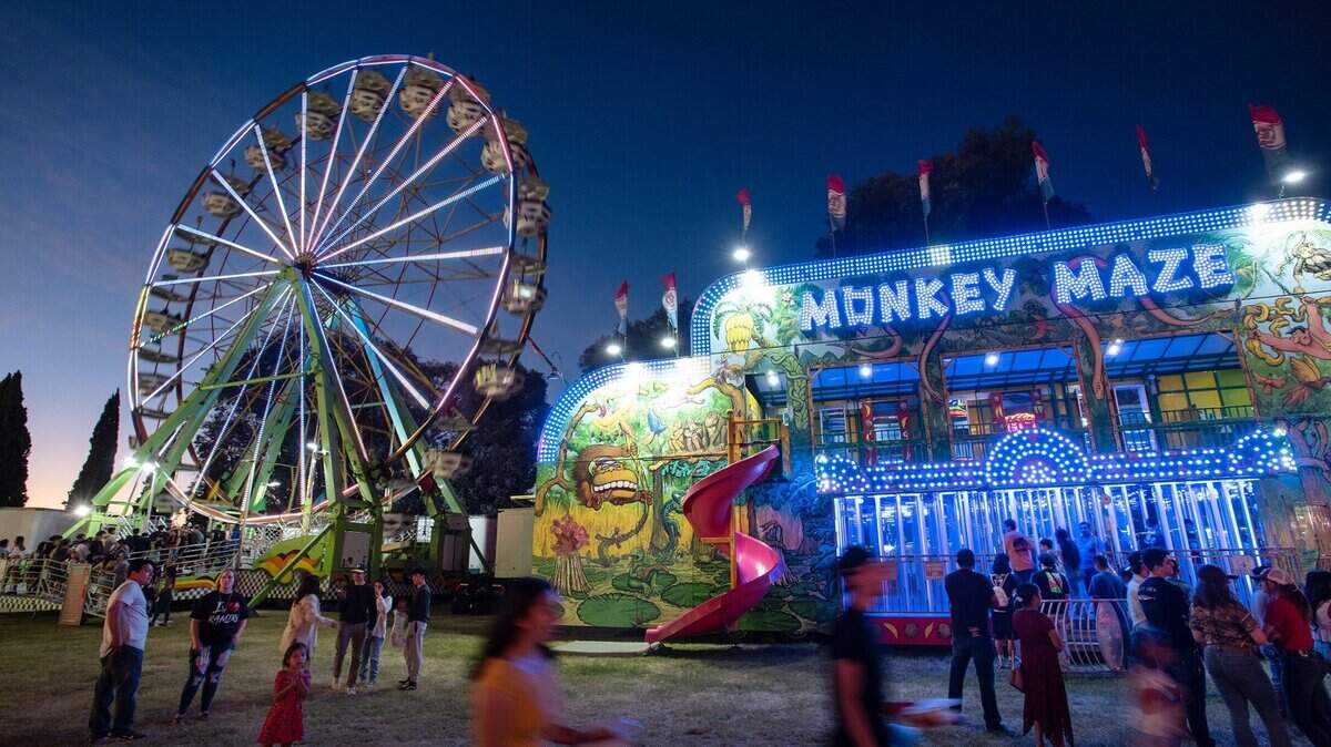 Rides in the Midway at the 2022 Stanislaus County Fair in Turlock.