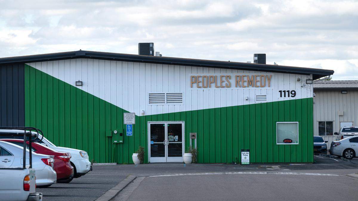 Peoples Remedy cannabis dispensary at 1119 Lone Palm Avenue in Modesto, Calif., Thursday, March 7, 2024.
