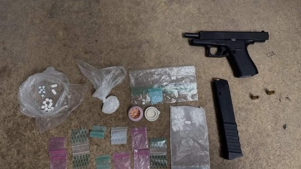CHP traffic stop in Ceres turns up stolen gun, suspected drugs. 2 arrested