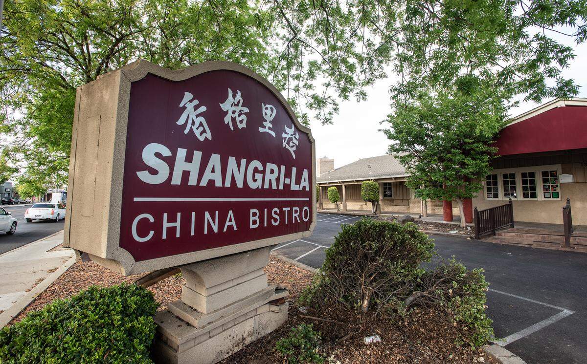 Shangri-La China Bistro restaurant in Modesto, Calif., on Monday, April 26, 2021.