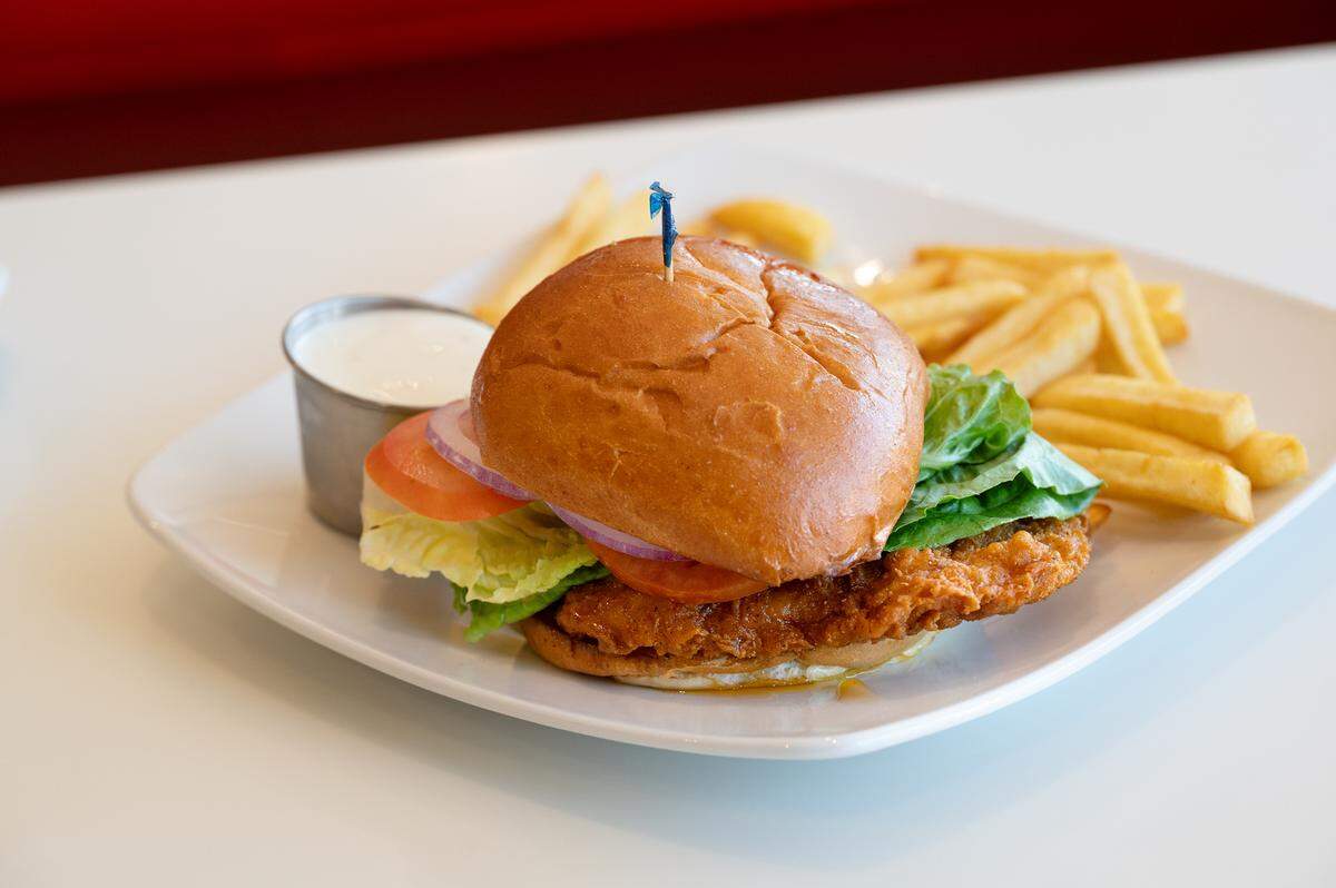 The new Nashville hot chicken sandwich at Latif’s restaurant in Turlock, Calif., Tuesday, August 29, 2023.