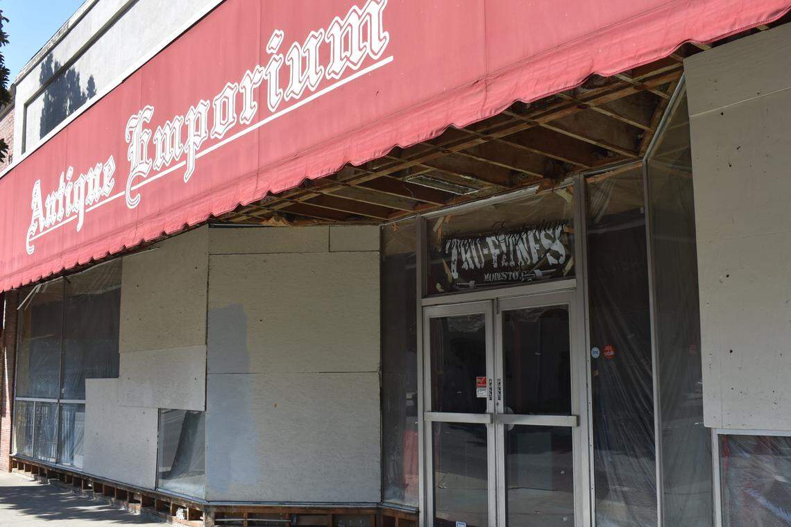 The site of the  former Antique Emporium, which closed in December 2015, is about to open as the Tru-Fitness personal training studio, 1511 J St., in downtown Modesto on Wednesday, March 4, 2020.