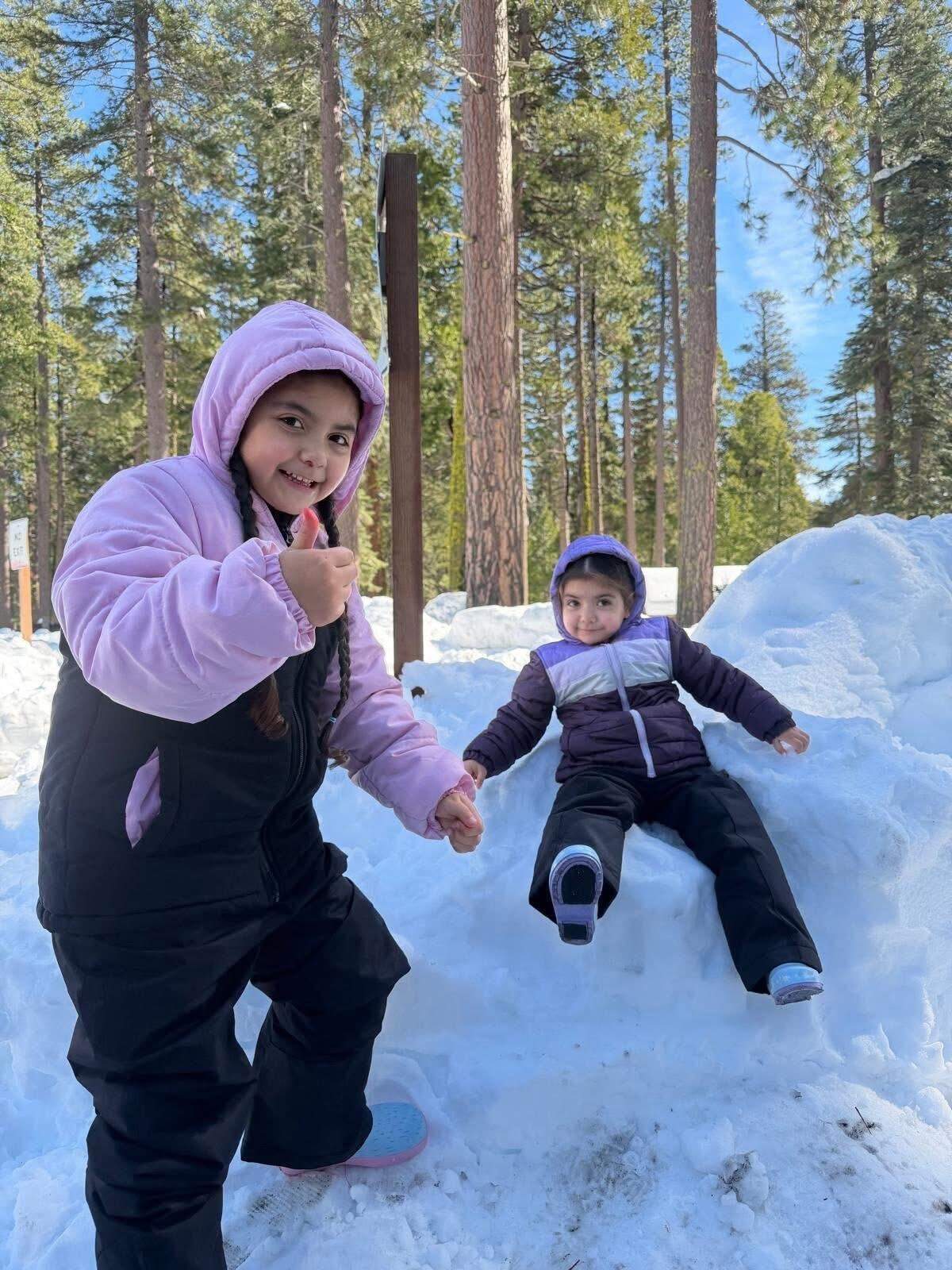 Ariana Solorio Cisneros, 5, left, and Ashley Solorio Cisneros, 2, both of Oakdale, were among four family members who died in a fiery crash early Sunday along Oakdale-Waterford Highway east of Riverbank, authorities said.