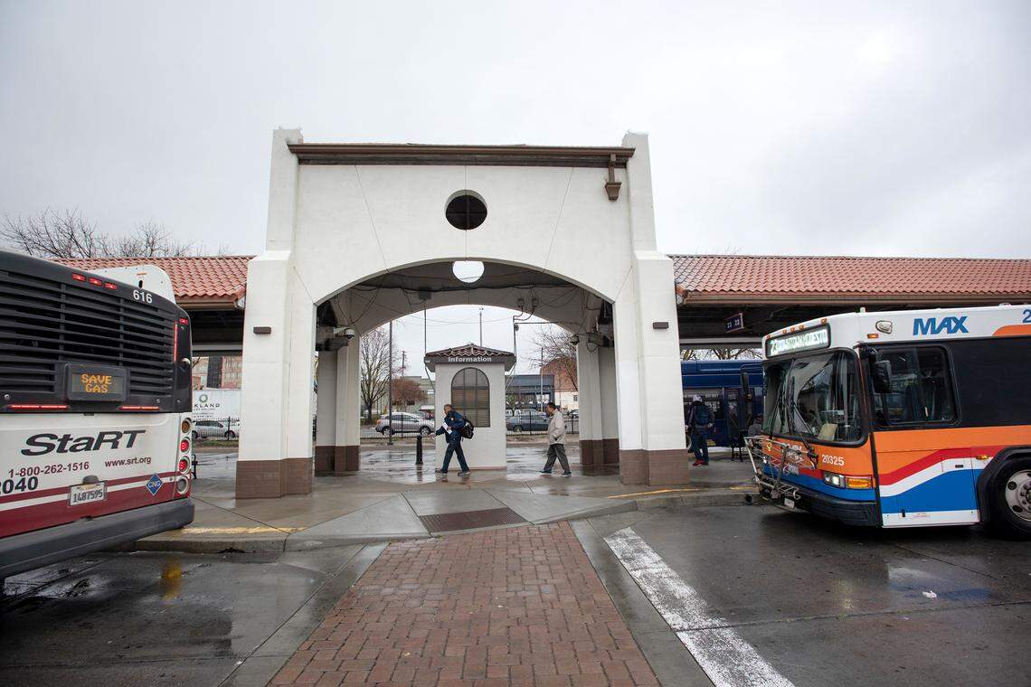 Modesto Transit Center in Modesto, Calif., Friday, March 10, 2023.