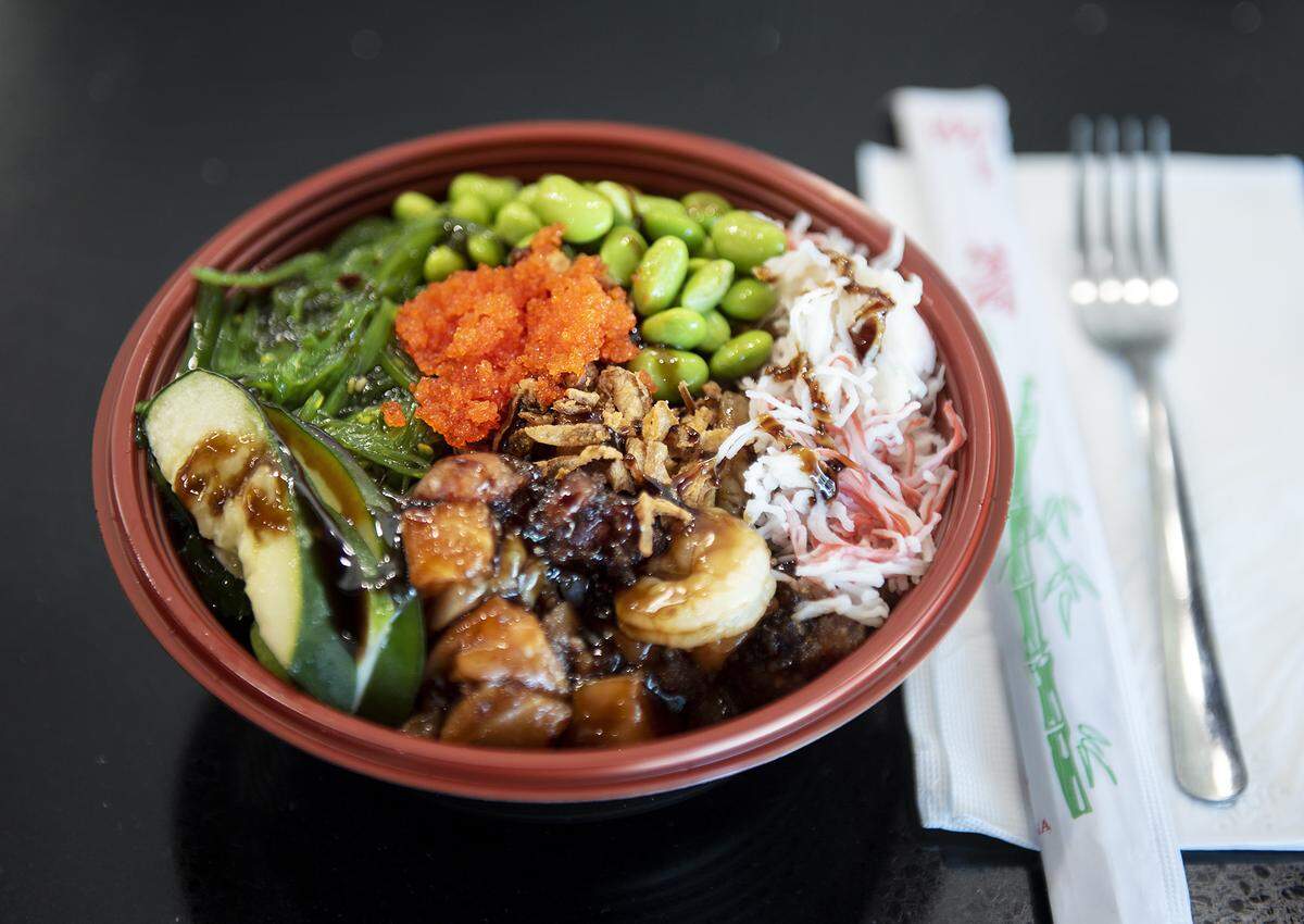 Poke bowl at Terracotta Pub in Turlock, Calif., Tuesday, Sept. 24, 2019.