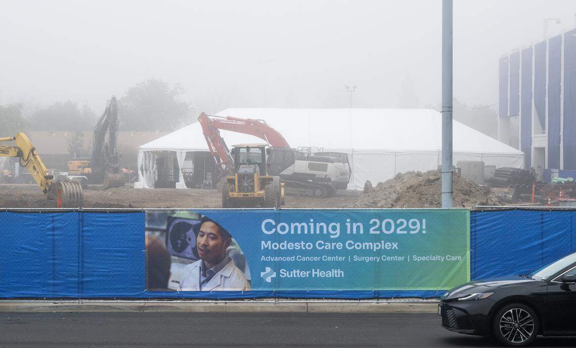 Construction has begun on Sutter Health’s Advanced Cancer Center and Care Complex next to Memorial Medical Center in Modesto. It is expected to open in 2029. 