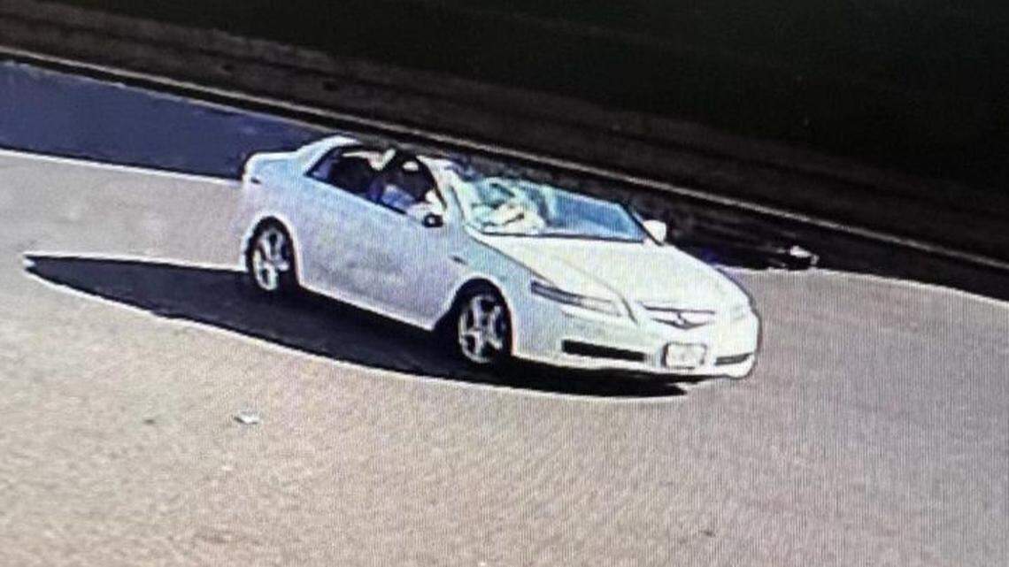 This vehicle, believed to be an Acura TL, was involved in a fatal hit-and-run collision Tuesday, Oct. 11.