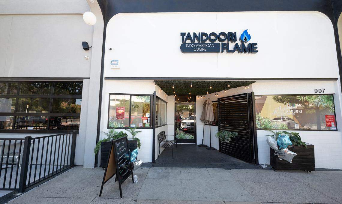 Tandoori Flame restaurant on 10th Street in Modesto, Calif., Wednesday, Sept. 27, 2023.