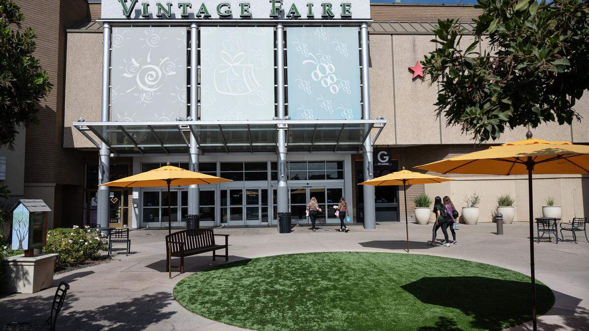 Vintage Faire Mall in Modesto, Calif., on Thursday, Oct. 7, 2021.