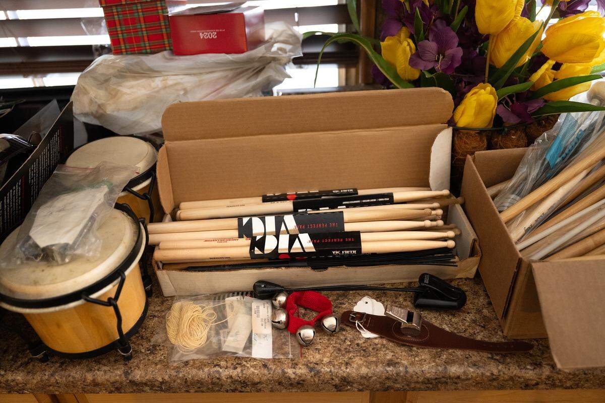 Owners of Gottschalk Music are selling musical instruments and other merchandise recovered from the Modesto store that was damaged during a fire in 2024. 