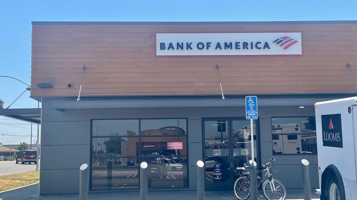 Bank of America in Ceres, California. 