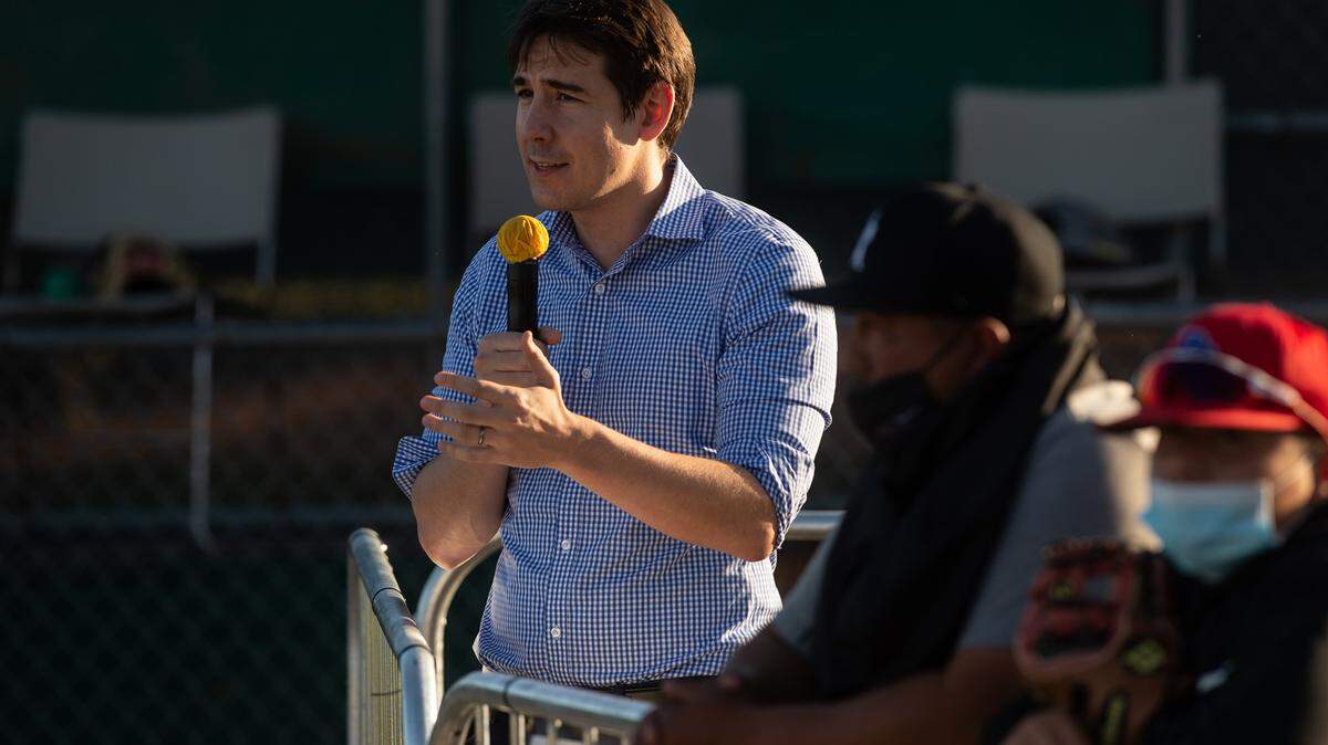 Congressman Josh Harder will have to sell himself to Latino voters in a newly configured district.