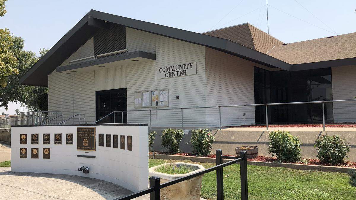 The Riverbank Community Center is pictured Friday afternoon August 10, 2018.