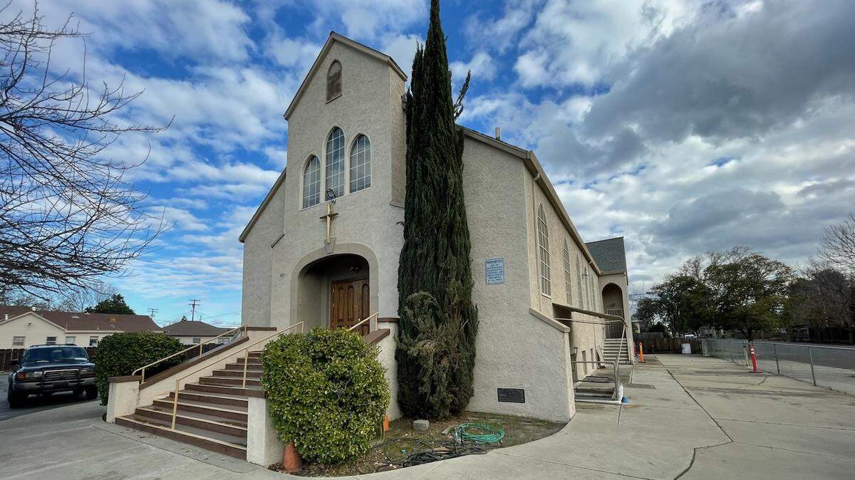 The Assyrian Evangelical Church on Monroe Avenue in Turlock is pictured Feb. 7, 2025.