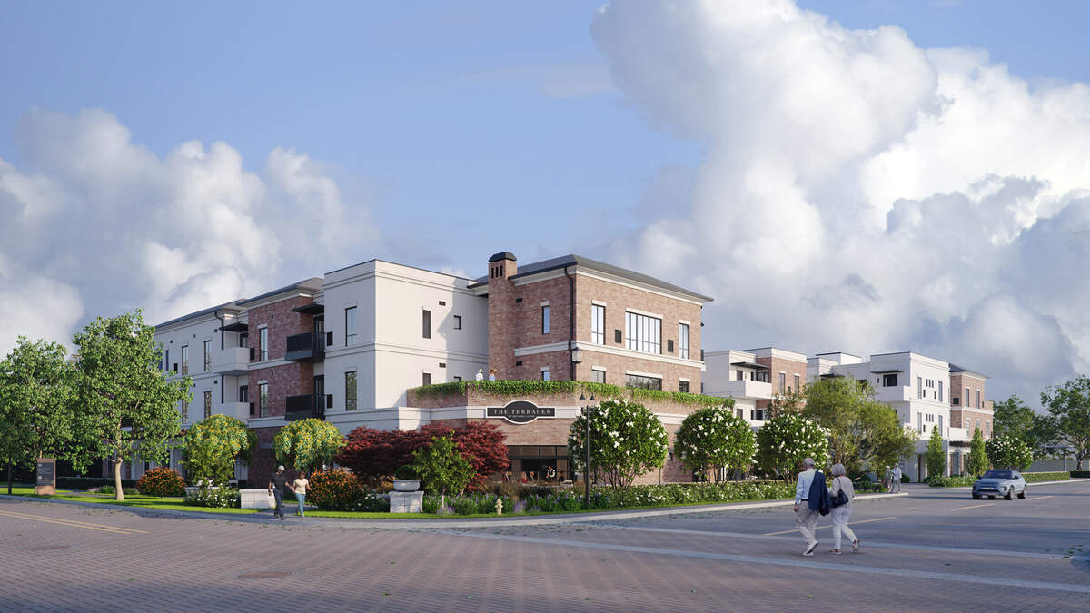 Exterior view of an 82-unit senior apartment complex planned by Bethany Home and approved by the Ripon City Council on Aug. 9, 2022.